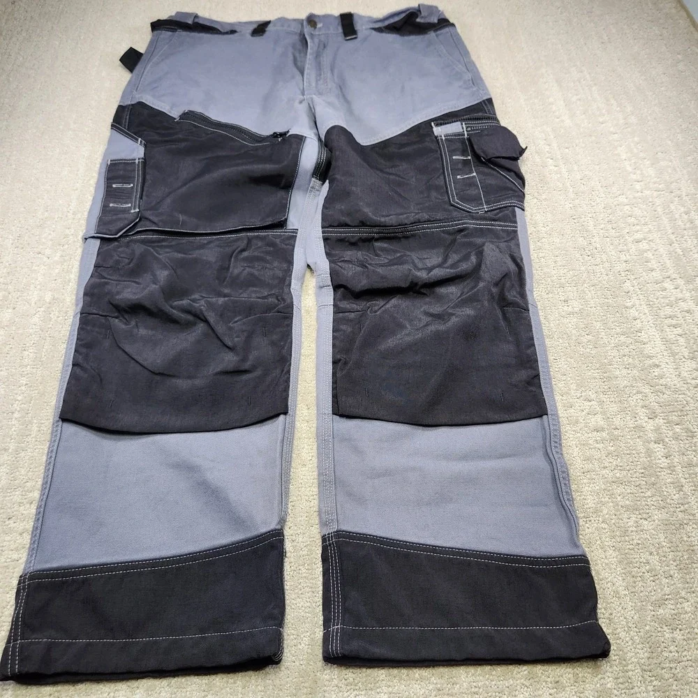 Blaklader Pants Men 38x31 *READ Workwear Double Front X1600 Work Cargo Cotton